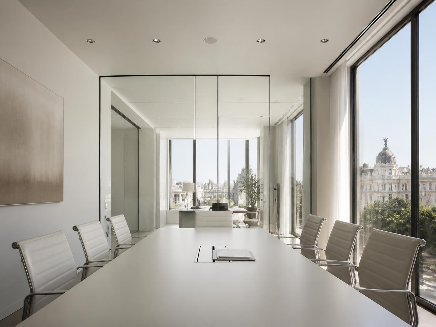 Sala de reuniones del despacho en Madrid